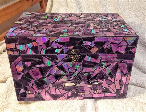 I want to know how to make a comment box and how to post it. Purple Mirror Mosaic Box · How To Make An Embellished Box ...