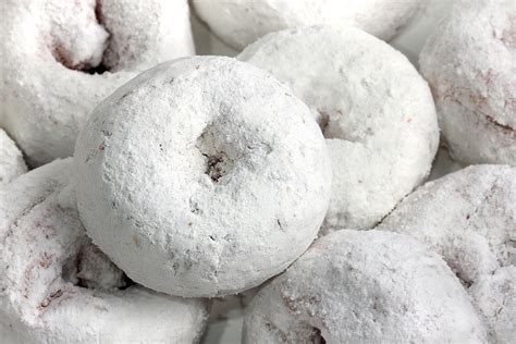 The Johnsons Cook Powdered Sugar Donuts