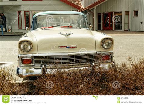 Cream Colored Chevrolet Editorial Stock Image Image Of American 53746919