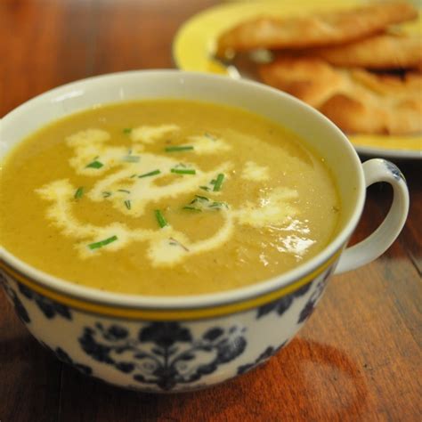 The parsley actually balances the sweetness, though. Curried Parsnip Soup - Recipes