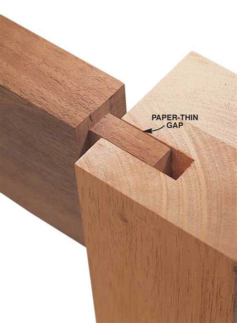 How To Make A Mortise And Tenon Joint