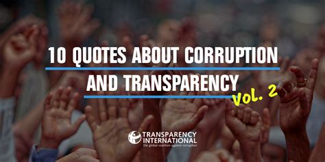 10 Quotes About Corruption And Transparency Vol 2 By Transparency