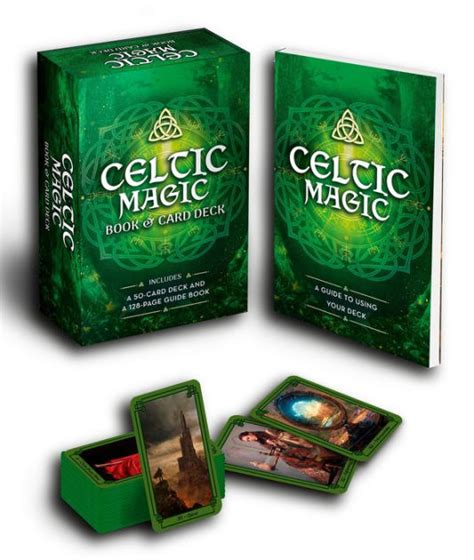 Celtic Magic Book And Card Deck Includes A 50 Card Deck And A 128 Page