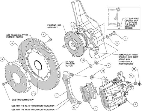 8395 3d models found related to brake caliper. Wilwood Combination Parkin Brake Caliper Rear Kit for ...