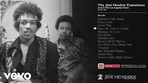Jimi Hendrix Hear My Train A Comin La Forum 1970 Youtube