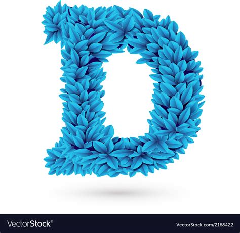 D Letter Royalty Free Vector Image Vectorstock