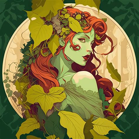 Poison Ivy Comic Artwork