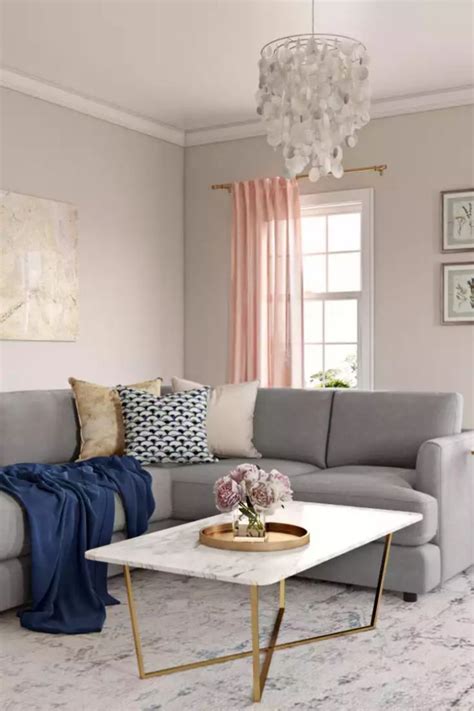 Preppy Modern Living Room Design By Havenly Designer Sabra Front