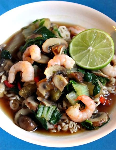 Spicy Noodle Soup With Shrimp And Lime Spicy Noodles Spicy Noodle Soup