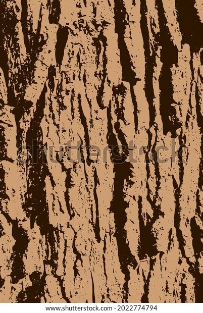 Vector Texture Poplar Tree Bark Stock Vector Royalty Free 2022774794