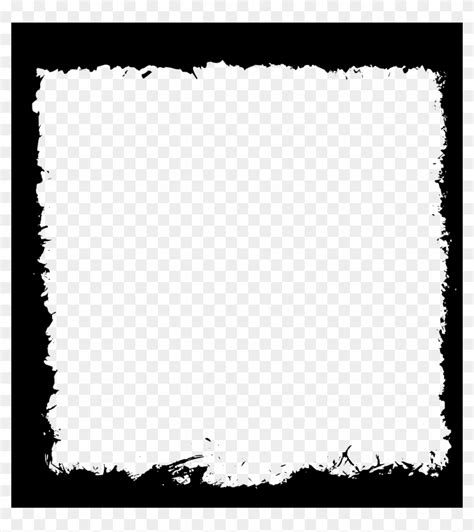 Square Black Frame Png Grunge Frame Clip Art Clipart Transparent