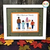 Make Personalized Family Portrait Wall Art for Fall - Craft with Sarah
