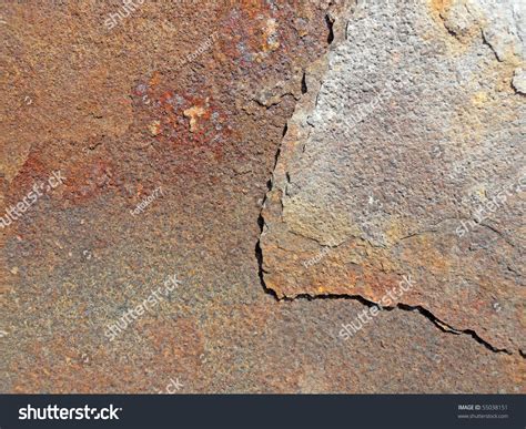 A Rotted Metal Panel Covered In Rust Stock Photo 55038151 Shutterstock