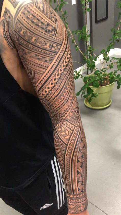 Polynesian Tattoos And Meanings Polynesiantattoos Tribal Arm Tattoos