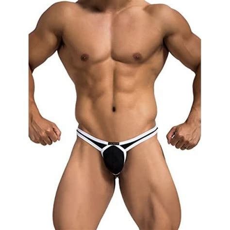 Ikingsky Mens Pouch Thong Underwear Sexy Low Rise Bulge T Back Underwear At Mens Clothing