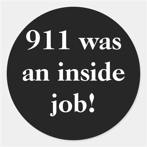 911 Was An Inside Job Sticker Zazzle
