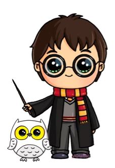 Comment dessiner pikachu kawaii de noël. Harry Potter with Hedwig | Dessin kawaii, 365 dessins kawaii, Dessins mignons