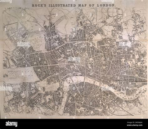 La Mappa Illustrata Di Rock Di Londra Esposto In “volti E Luoghi” Alla