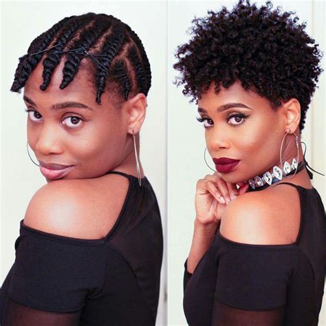 Stylish And Chic How To Style Short Natural Hair Braids Trend This