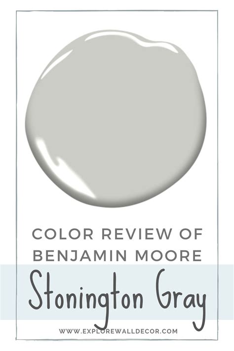 Stonington Gray By Benjamin Moore Paint Color Review Explore Wall Decor