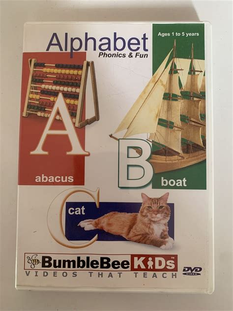 Bumblebee Kids Alphabet Phonics And Fun Dvd Vocabulary Builder Math C