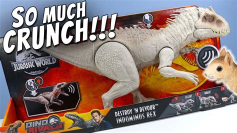 Mattel Jurassic World Dino Rivals Destroy N Devour Indominus Rex T Rex