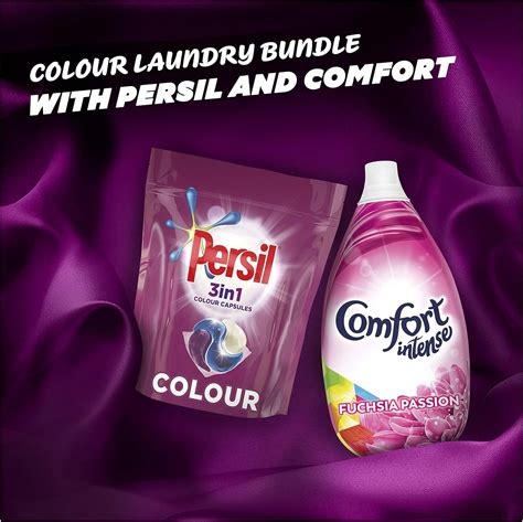 Persil Washing Detergent Colour Capsules And Comfort Intense Fuchsia