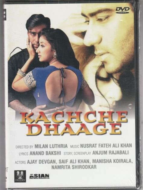 Kachche Dhaage Dvd Ajay Devgan Saif Ali Khan Manisha Koirala Hindi Ebay