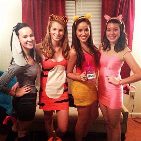 Winnie The Pooh Costume Halloween Girl Group Halloween Costumes Girl Group Costume Group