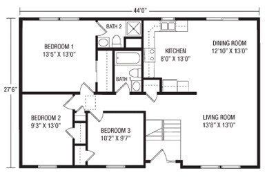 The best 2 bedroom ranch house floor plans. Split Ranch House Plans Fresh Raised Ranch House Plans ...