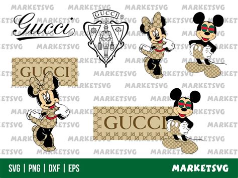 Gucci Mickey Mouse Logo Svg Bundle Gravectory Mickey Mouse Mouse