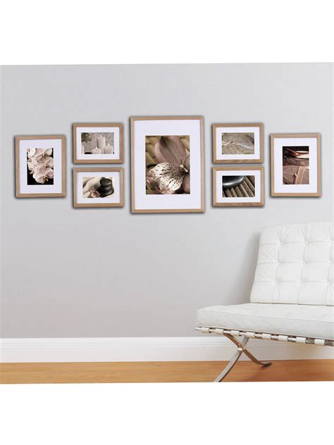 Gallery Perfect Multi-aperture Photo Frame Set, 7 Photo at John Lewis & Partners