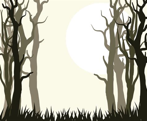 Forest Background Vector 8 Vector Art And Graphics