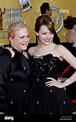 US actress Emma Stone and her mother Krista Stone attend the 18th ...