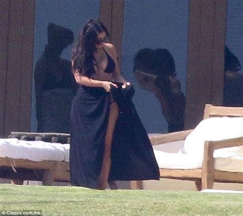 Kim Kardashian Shares Poolside Snaps Of Her Bikini Body From Luxury