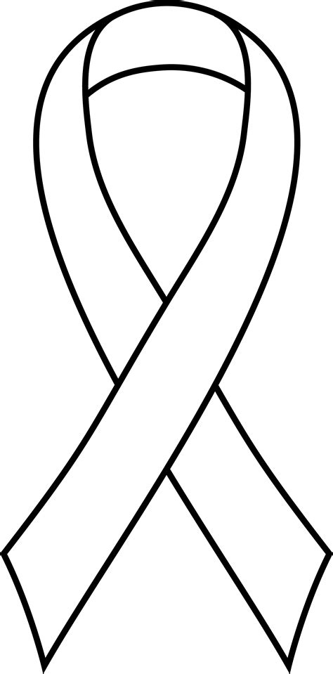 Brain Cancer Awareness Ribbon Clip Art