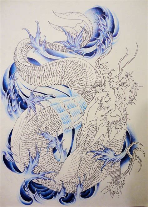 Koi Dragon Project Part Ii By Eltri On Deviantart Dragon Tattoo Stencil