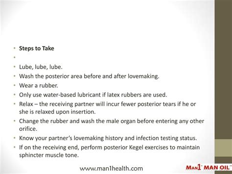 Ppt Posterior Lovemaking 8 Tips For Fun Safe Play Powerpoint Presentation Id7151148