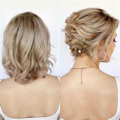 Formal Hairstyles For Short Hair Wedding A Touch Of Baby S Breath