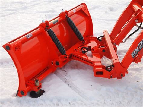 Kubota Bx Snow Plow Attachment Loader Mounted Ai2 Products Snow