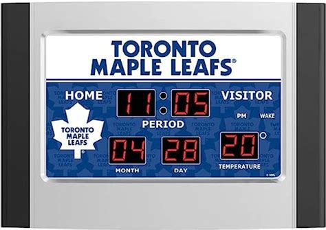 Toronto Maple Leafs Scoreboard Alarm Clock Alarm Clocks Amazon Canada