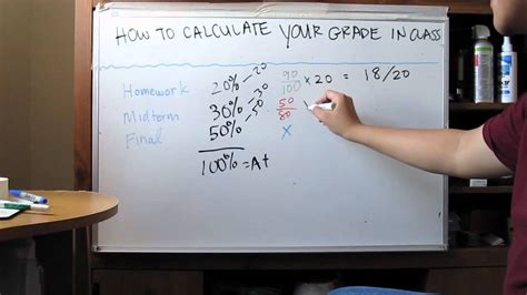 This method, compared to the percentage, is better as the performance of the student's marks will be considered based on their credit points. How to Calculate Your Grade in a Class - YouTube