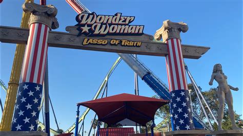 Wonder Woman Lasso Of Truth The Ride Youtube