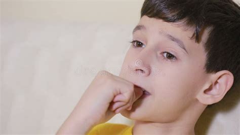 Boy Biting His Nails Obsessive Compulsive Disorder Child Psychology