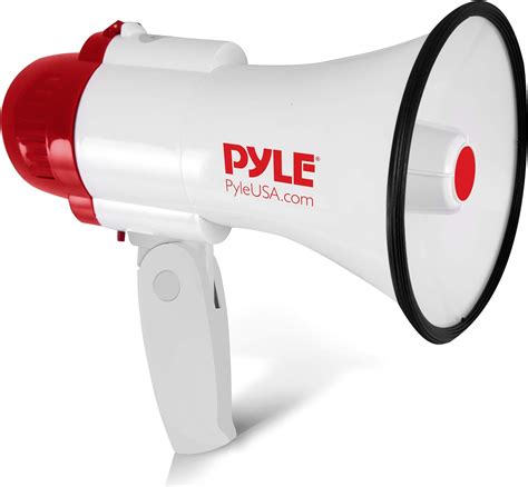 Pyle Megaphone Speaker Lightweight Bullhorn Built In Siren