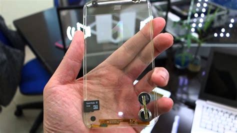 Primer Celular Transparente Cristal 2016 Smartphone Youtube