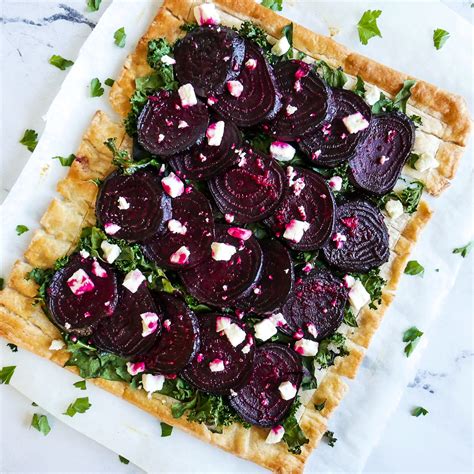 How To Make Roasted Beet Tart With Feta And Kale Gastronotherapy
