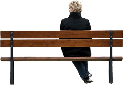 people sitting on bench png - People Cutout, Cut Out People, Render People, People - Back Of ...