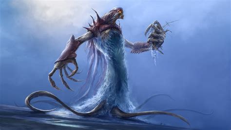 Leviathan Digital Art Creature Fantasy Art Sea Serpent Hd