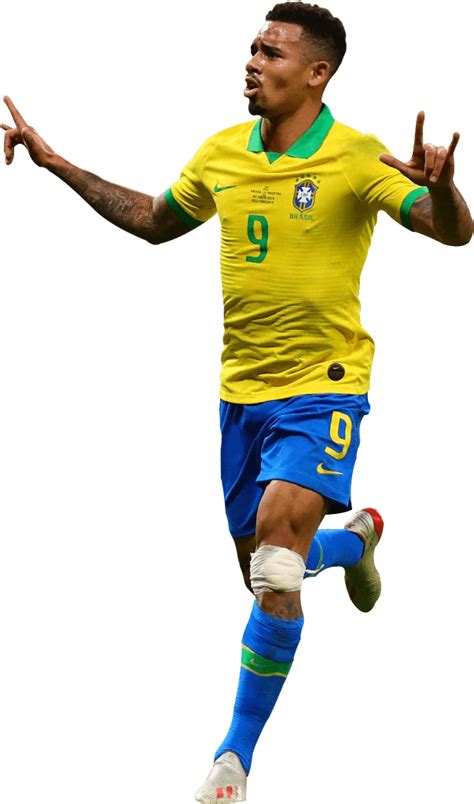 Gabriel Jesus Brazil Football Render Footyrenders